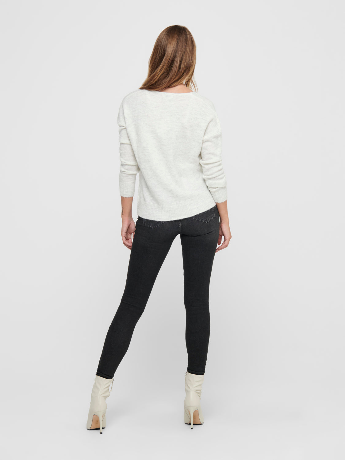 JDYELANORA Pullover - Cloud Dancer